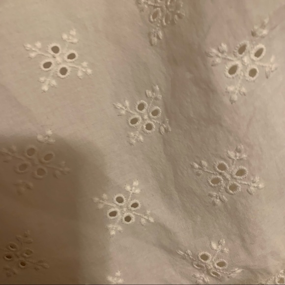 Madewell White Eyelet Tie-Front Midi Dress - Picture 10 of 15